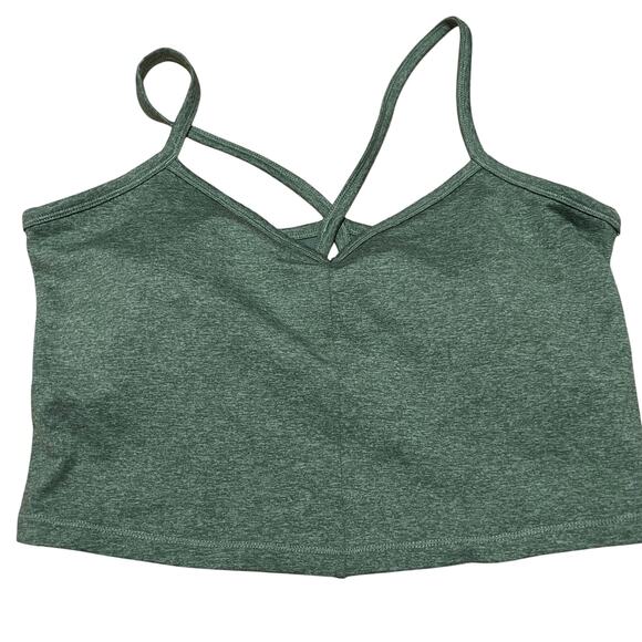 All in Motion Women's Heathered Green Light Support Cami Sports Bra - XL - NWT - Picture 1 of 9